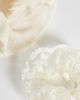 JJXX JJXX 2 pack lace scrunchie in white - 2