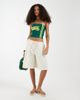 JJXX JJXX Brazil ribbed bandeau top in yellow - 2