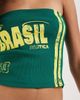 JJXX JJXX Brazil ribbed bandeau top in yellow - 3