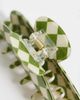 JJXX JJXX checkerboard hair claw in olive green - 3
