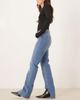 JJXX JJXX Ciara flared jeans with rhinestone detail in mid blue - 2