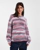 JJXX JJXX crew neck space dye sweater in pink and purple - 3