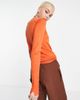 JJXX JJXX crew neck sweater in bright orange - 2
