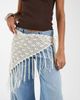 JJXX JJXX crochet overlay hip scarf in cream-White - 1