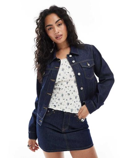 JJXX JJXX denim jacket in dark blue - part of a set
