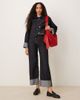 JJXX JJXX denim jacket with fold up detail in dark blue-Navy - 2