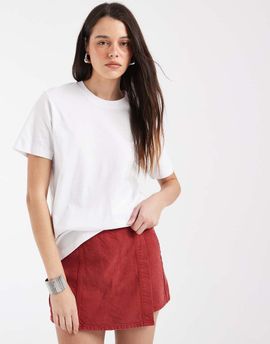 JJXX JJXX denim skort in red wash