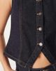 JJXX JJXX denim vest in dark blue-Navy - 2