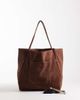 JJXX JJXX faux suede tote in brown - 2