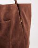 JJXX JJXX faux suede tote in brown - 3