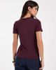 JJXX JJXX fitted T-shirt in deep burgundy-Red - 2
