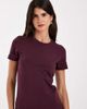JJXX JJXX fitted T-shirt in deep burgundy-Red - 4