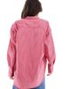 JJXX JJXX Jamie oversized poplin shirt in pink stripes - 4