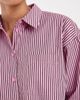 JJXX JJXX Jamie oversized striped poplin shirt in light pink - 2
