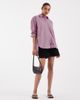 JJXX JJXX Jamie oversized striped poplin shirt in light pink - 3