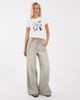 JJXX JJXX kitten print baby T-shirt in white - 2