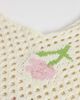 JJXX JJXX knit tote bag with rose print-Neutral - 3
