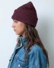 JJXX JJXX knitted beanie in deep burgundy-RED - 3
