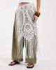 JJXX JJXX lace tassel hip scarf overlay in cream-White - 2