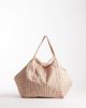 JJXX JJXX large striped tote bag in green and pink - 4