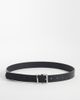 JJXX JJXX leather mix square buckle belt in black - 1