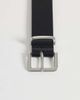 JJXX JJXX leather mix square buckle belt in black - 2