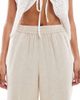 JJXX JJXX linen blend pants in beige-Neutral - 3