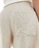 JJXX JJXX linen blend shorts in cream stripes-White - 4