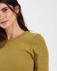 JJXX JJXX long sleeve ribbed top in olive-Green - 2