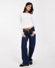 JJXX JJXX long sleeve ribbed top in white - 3