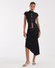 JJXX JJXX mandarin-collar top with frog closures in black - 2