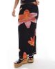 JJXX JJXX mesh maxi skirt with flower print - part of a set-Black - 2
