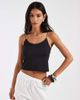 JJXX JJXX micro strappy top in black - 1