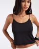 JJXX JJXX micro strappy top in black - 3