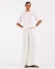 JJXX JJXX oversized t-shirt with flower back print in pink - 2