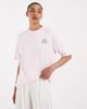 JJXX JJXX oversized t-shirt with flower back print in pink - 3