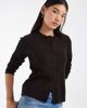 JJXX JJXX pointelle knit cardigan in brown - 2