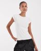 JJXX JJXX raglan fitted T-shirt in white - 3