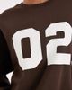 JJXX JJXX relaxed fit crew neck sweatshirt in brown - 2