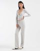 JJXX JJXX ribbed wide fit sweatpants in light gray - part of a set - 1