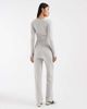 JJXX JJXX ribbed wide fit sweatpants in light gray - part of a set - 2