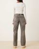 JJXX JJXX Seville loose mid rise jeans in gray - 2