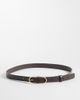 JJXX JJXX skinny belt with gold-tone circle buckle in brown - 1