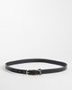JJXX JJXX skinny belt with gold oval buckle in black - 1