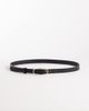 JJXX JJXX skinny belt with oval buckle in black - 1