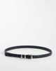 JJXX JJXX skinny leather belt with silver buckle in black - 1