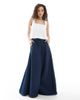 JJXX JJXX square neck linen blend top in white - 2
