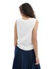 JJXX JJXX square neck linen blend top in white - 4