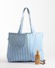 JJXX JJXX striped tote bag in light blue - 2