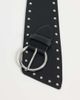 JJXX JJXX studded chunky belt in black - 2